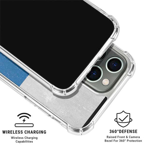 Slovakia Flag Distressed iPhone 16 Pro Max Clear Case